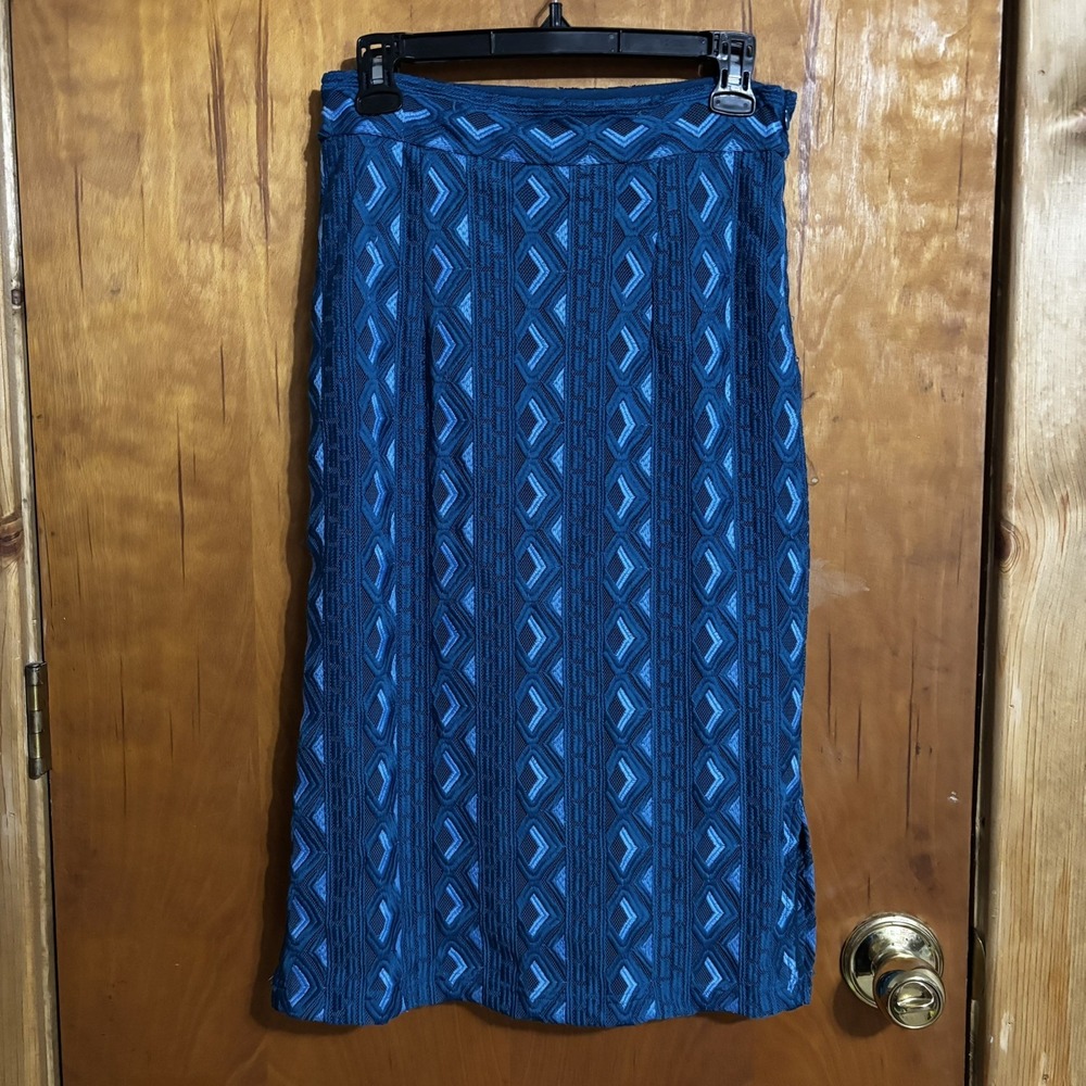 Anthropologie Sienna Embroidered Pencil Skirt size 8